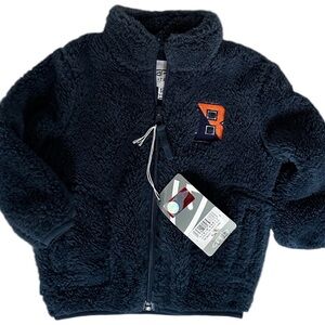 New RARE Bucknell Bison University 6-12 M Baby Fleece Zip Jacket Garb Team 96